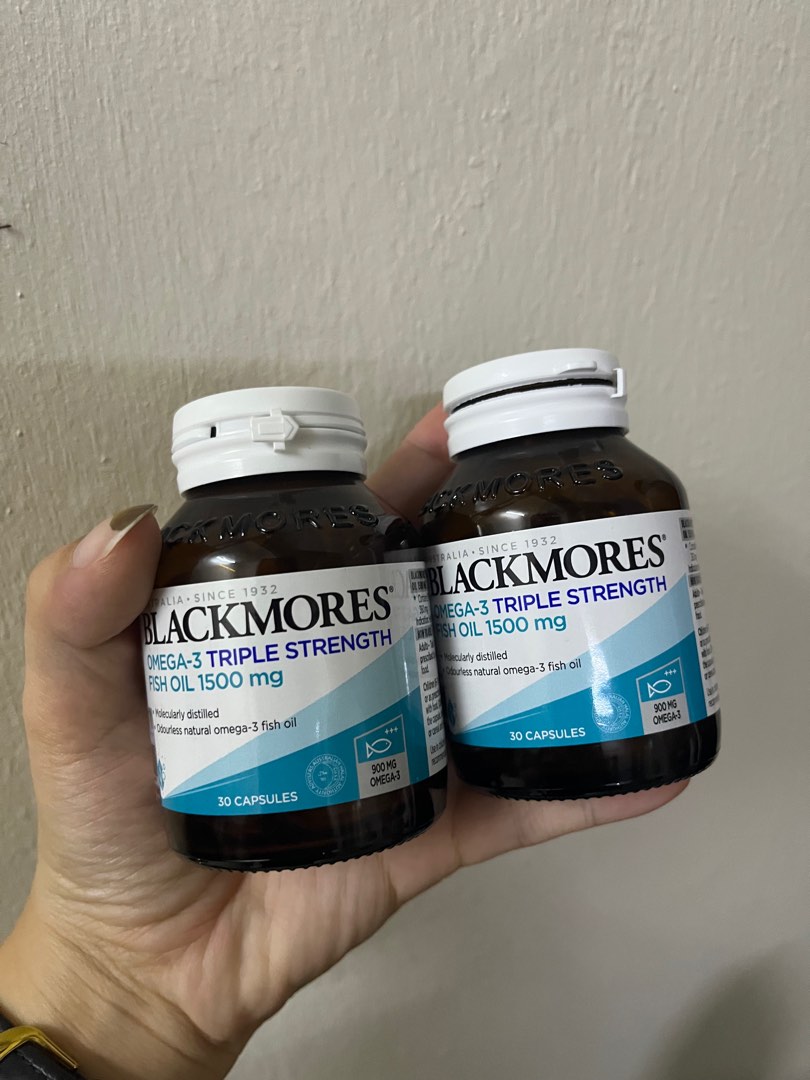 Blackmores Omega 3 Triple Strength Fish Oil 1500mg Health