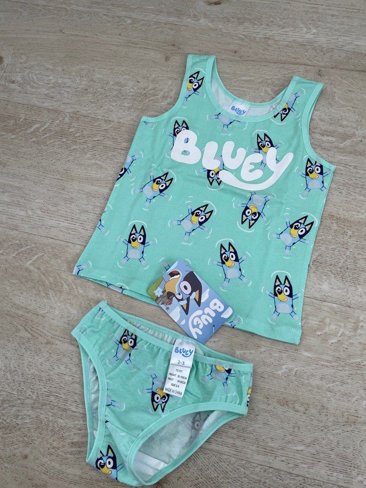 Bluey Boys Singlet & Brief Underwear Set - Size 3/4