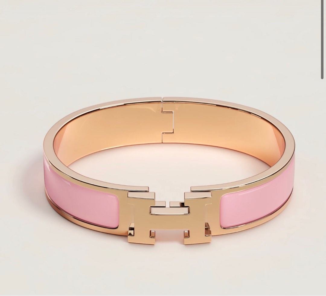 Hermes clic clac pink on sale