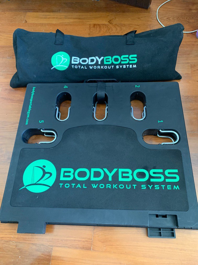 Bodyboss portable gym hotsell exercises