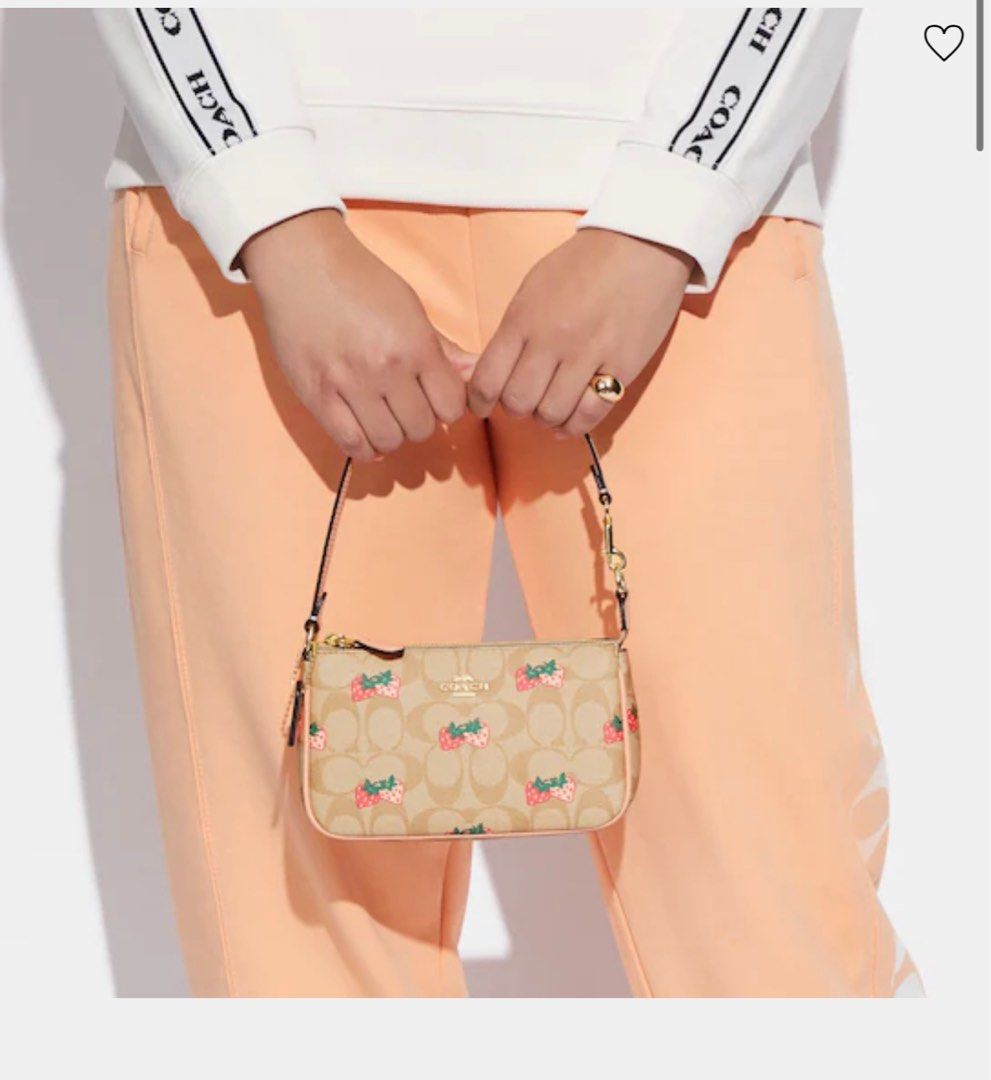 Coach hotsell strawberry handbag
