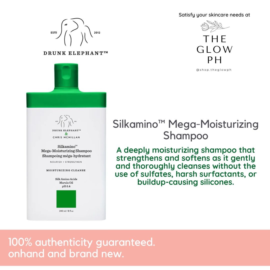 BRAND NEW Drunk Elephant Silkamino Mega Moisturizing Shampoo 240ml