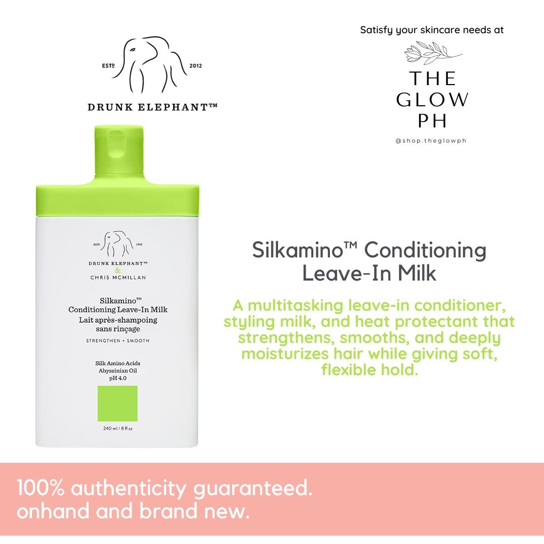 BRAND NEW Drunk Elephant Silkamino Conditioning Leave In Milk 240ml