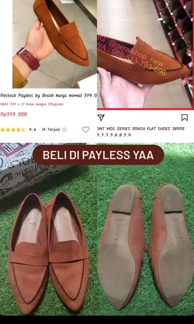 Brash flat shoes by Payless