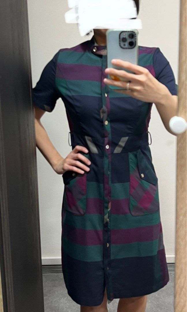 Burberry shirt dress sale hot sale