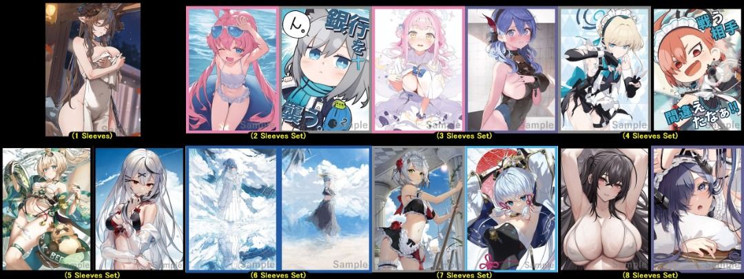 C102] [PO till 8 Aug 2023] [BC] Card Sleeve Comiket Doujin Anime FGO Fate  Blue Archive Hololive suisei yugioh tarot art playmat special foil genshin  honkai star rail, Hobbies & Toys, Toys