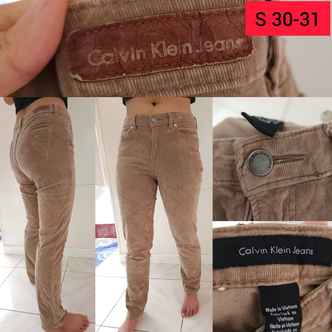 Corduroy calvin klein clearance