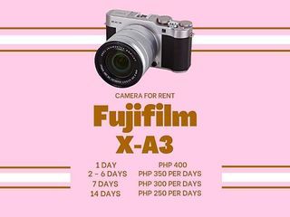 Camera Rent Fujifilim X-A3