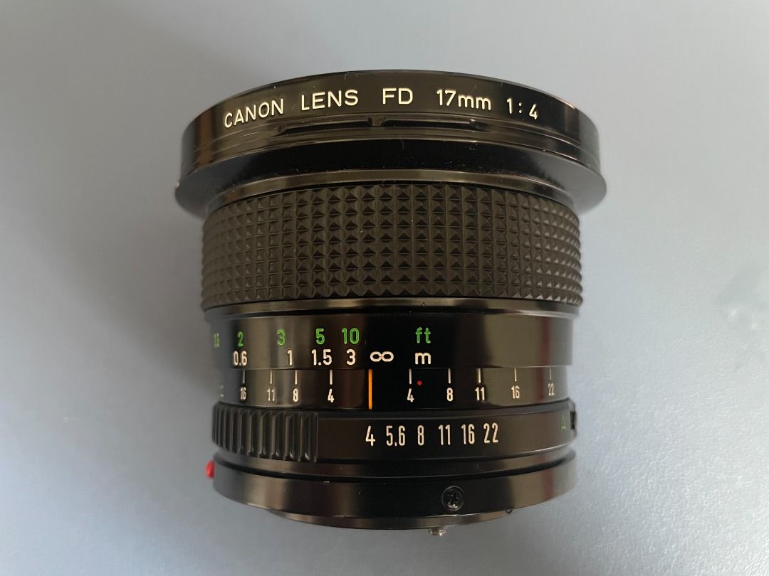 Canon New FD 17mm f4, 攝影器材, 鏡頭及裝備- Carousell