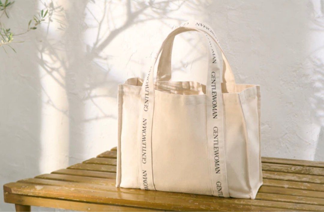 Canvas Tote Bag, Women's Fashion, Bags Wallets, Tote Bags on - Main Image