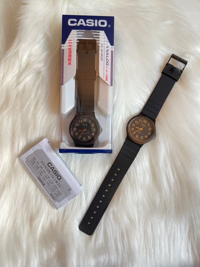 Casio 24 discount hour analog watch