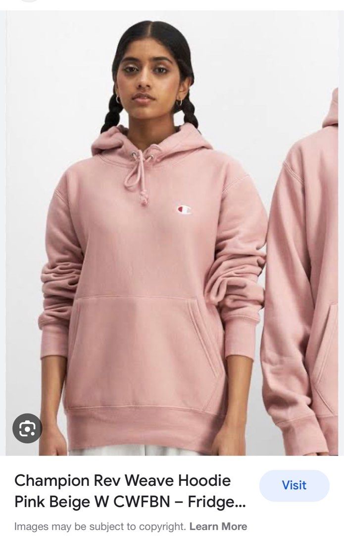 Champion reverse weave hoodie beige clearance