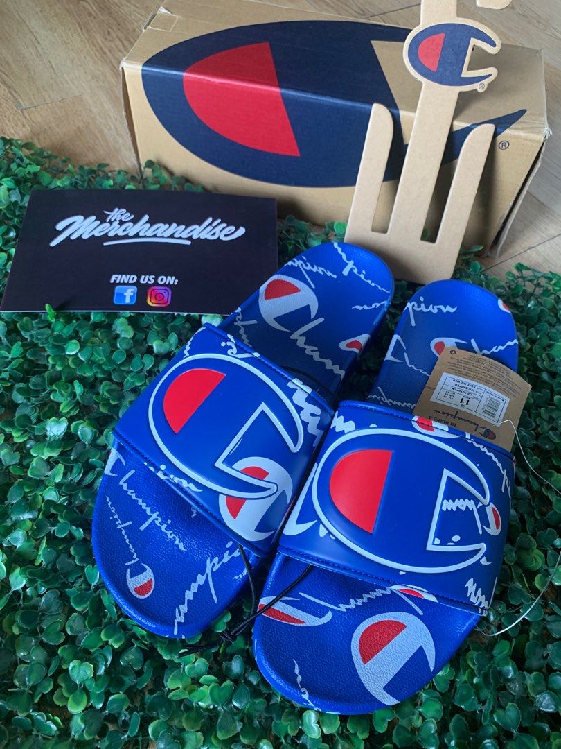 Champion slides men sale