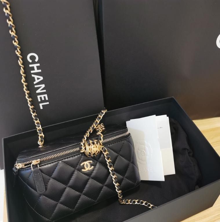 CHANEL VIP SLING BAG W/ PEARL, Luxury, Bags & Wallets on Carousell