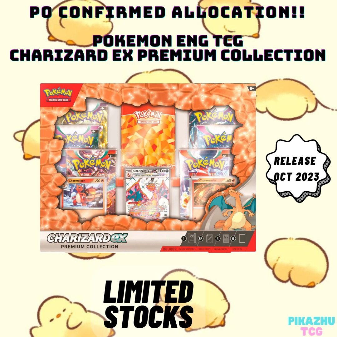 Charizard EX Premium Collection PO Confirmed Allocation!!!/ Obsidian ...