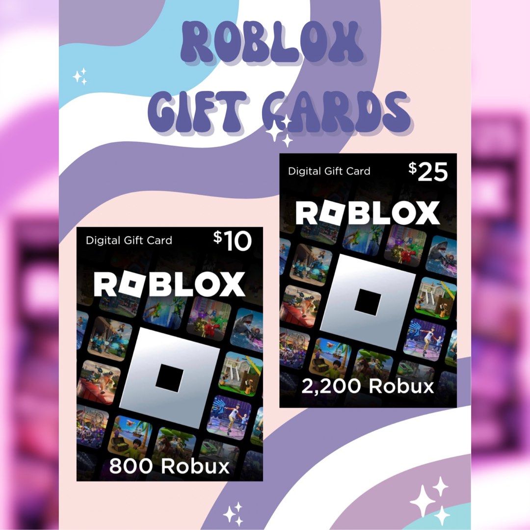 roblox gift card, Video Gaming, Gaming Accessories, Game Gift Cards &  Accounts on Carousell