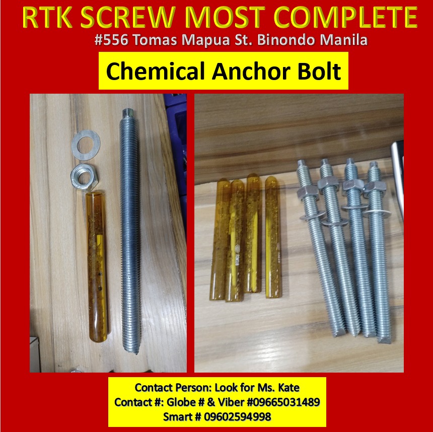 Chemical Anchor Bolt, Commercial & Industrial, Construction Tools