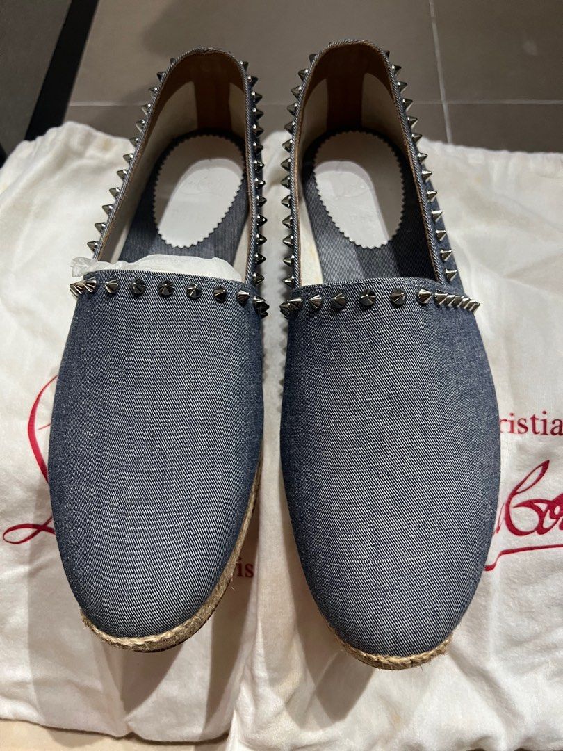 Christian louboutin outlet mens espadrilles