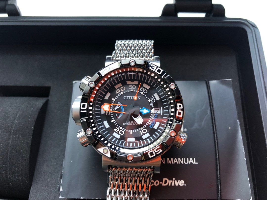 Citizen depth clearance gauge watch