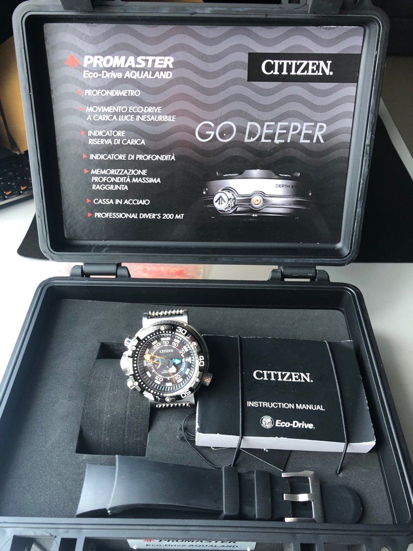 Citizen Diver Depth Gauge Watch Men s Fashion Watches