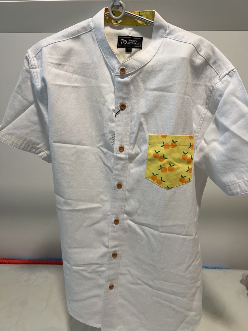Matching button up discount shirt and shorts