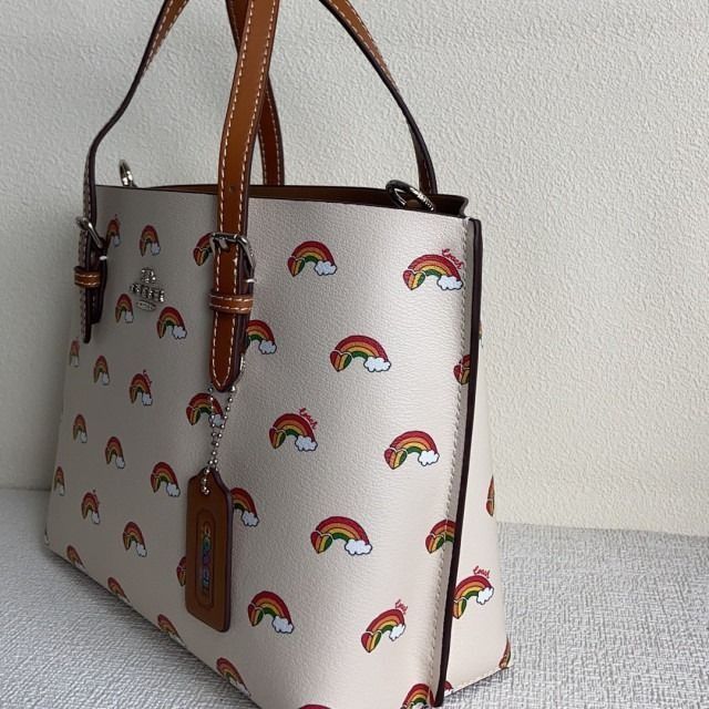Coach Mollie Tote 25 With Rainbow Print (Women Crossbody Sling - Main Image