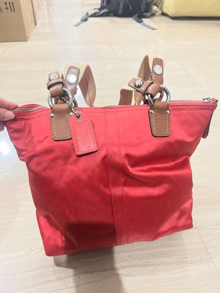 Coach discount nylon handbags