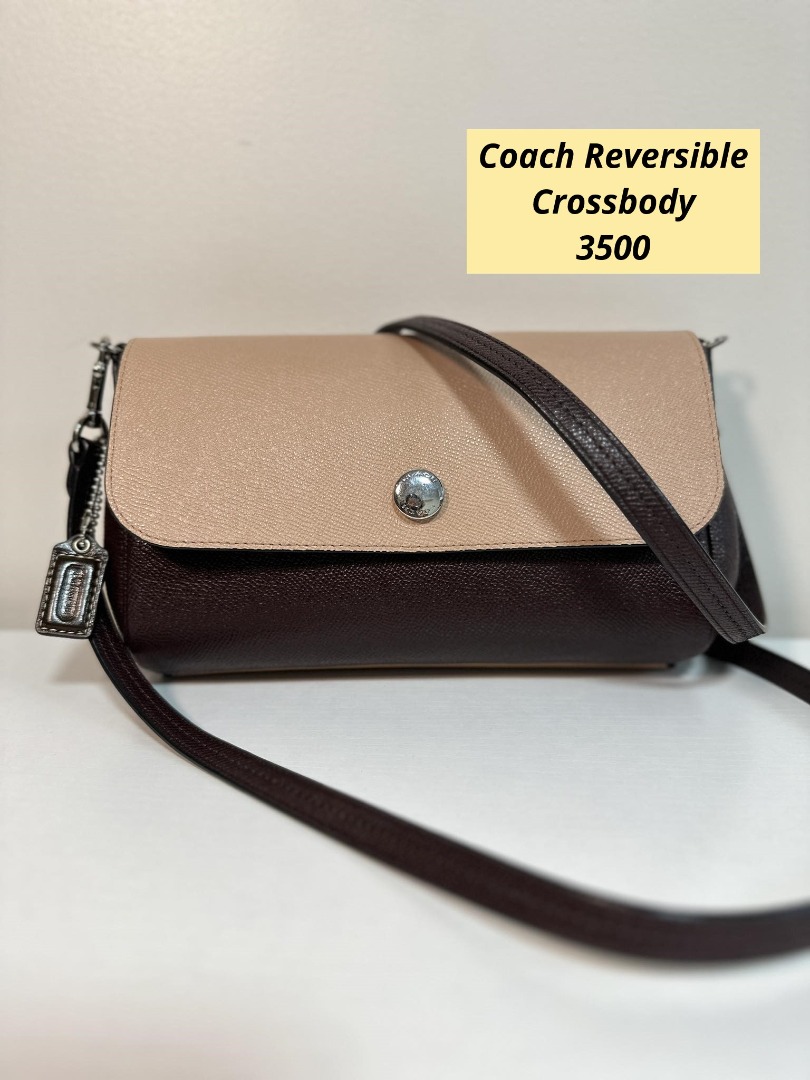 Coach reversible crossbody bag hot sale