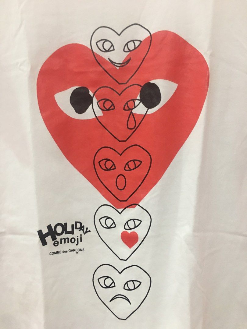 Emoji comme des garcons outlet