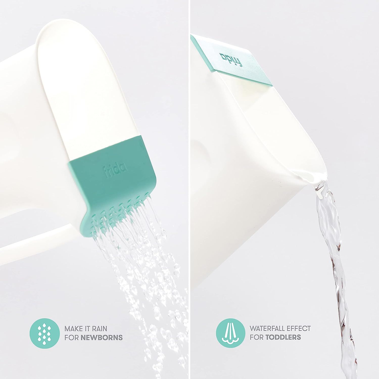 Control The Flow Rinser by Frida Baby Bath Time Rinse Cup with Easy ...