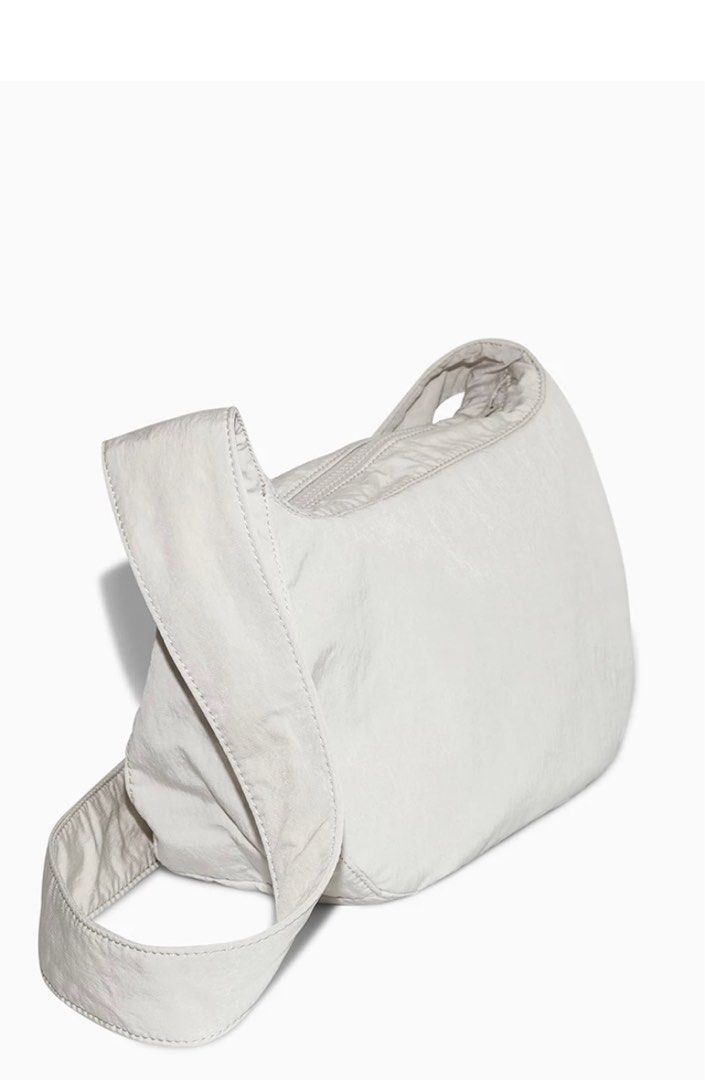 COS NYLON CROSSBODY SADDLE BAG (WHITE), Women's Fashion, Bags & Wallets
