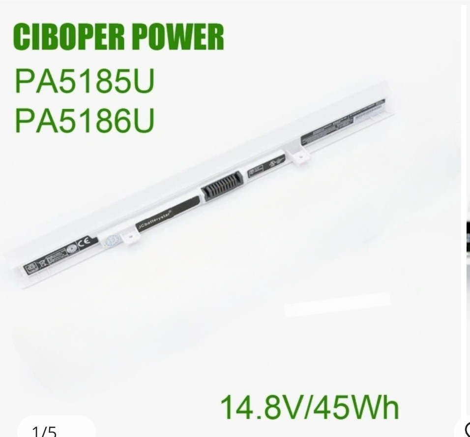 CP PA5186U-1BRS PA5185U PA5184U Replacement Laptop Battery for Toshiba  Satellite C55 C55D C55T L55 L50-B L55D L55T C55-B C55-B5299 C55-B5202  PA5186U-1BRS [14.8V, 2800mAh, 45Wh Photography, Photography  Accessories, Batteries  Chargers on