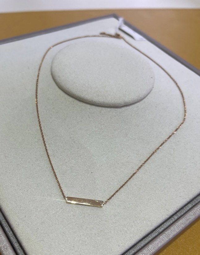 Custom name necklace 18K rose gold Women s Fashion Jewelry