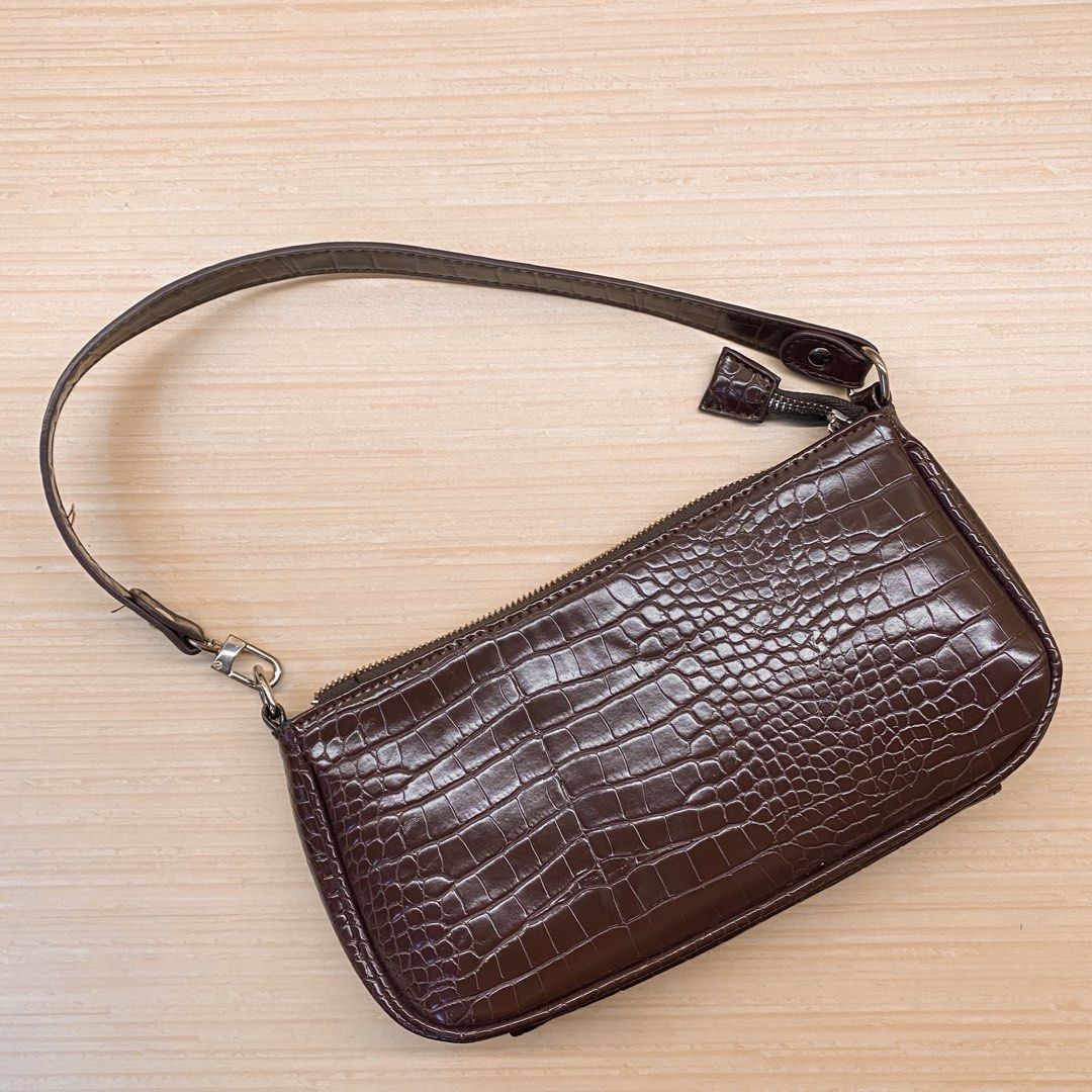 Croc textured bag shop