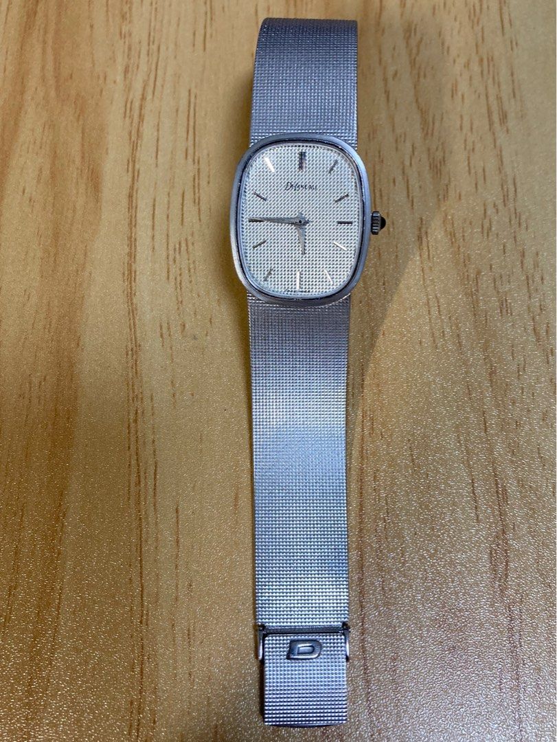 古董」Delaneau「帝后」機械錶！成色750（18K)黃金! 重量62克（即1兩6錢5分6厘）重！24mm  X29mm！正常運行！「冇盒冇證」！當金價賣！, 名牌, 手錶- Carousell