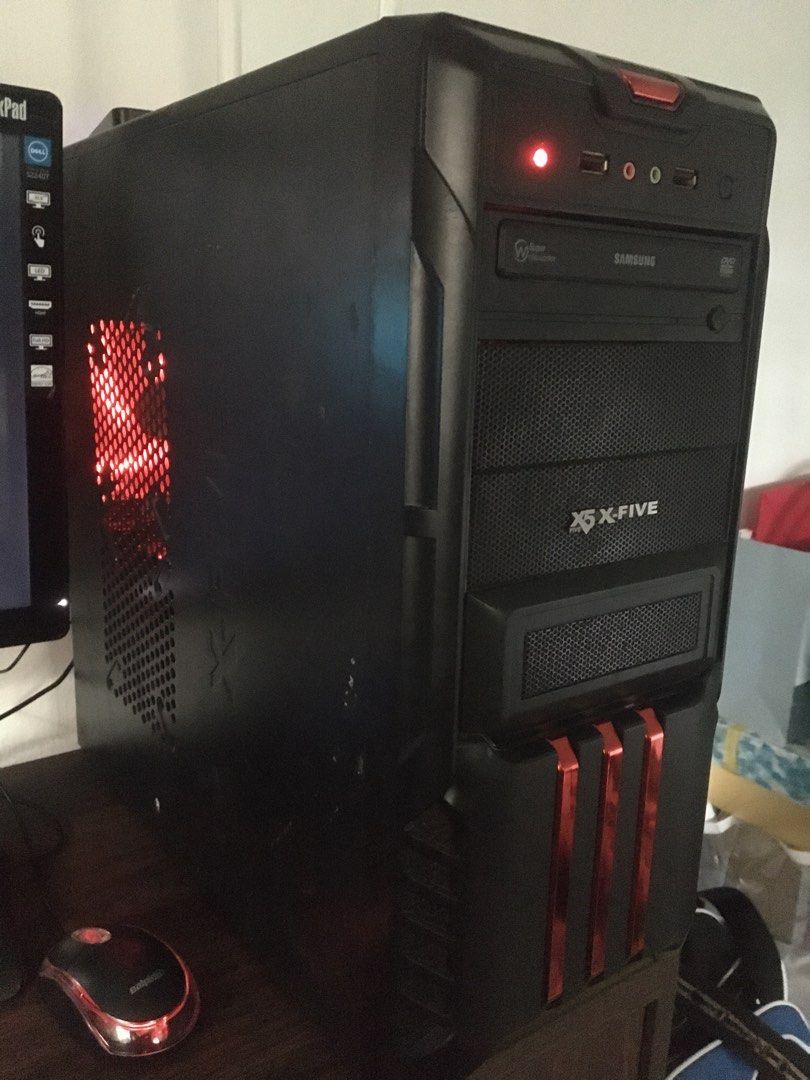 Desktop PC CPU i5 8GB ram 1TB hdd NVidia 1GB Suitable for designer, office  use, lite games, Computers & Tech, Desktops on Carousell