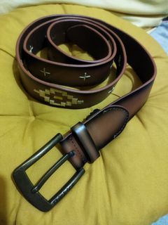 Dickies Brown leather belt