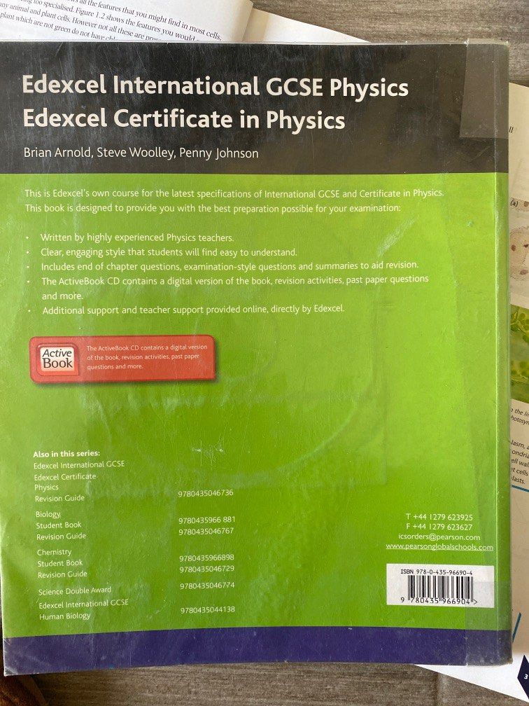 EDEXCEL igcse physics textbook, 興趣及遊戲, 書本 & 文具, 教科書 - Carousell