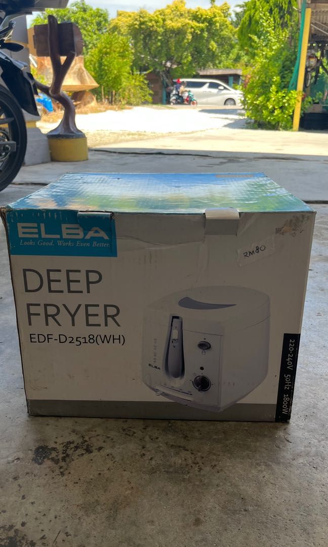 Elba Deep Fryer, TV & Home Appliances, Kitchen Appliances, Fryers on