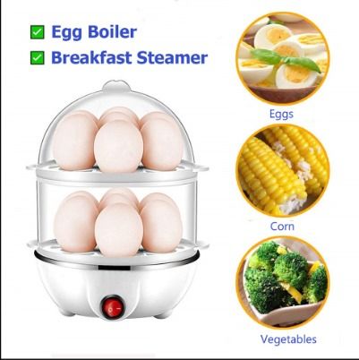 Odette Multifunctions Portable Steamer / Hard & Soft Boiled Egg Maker