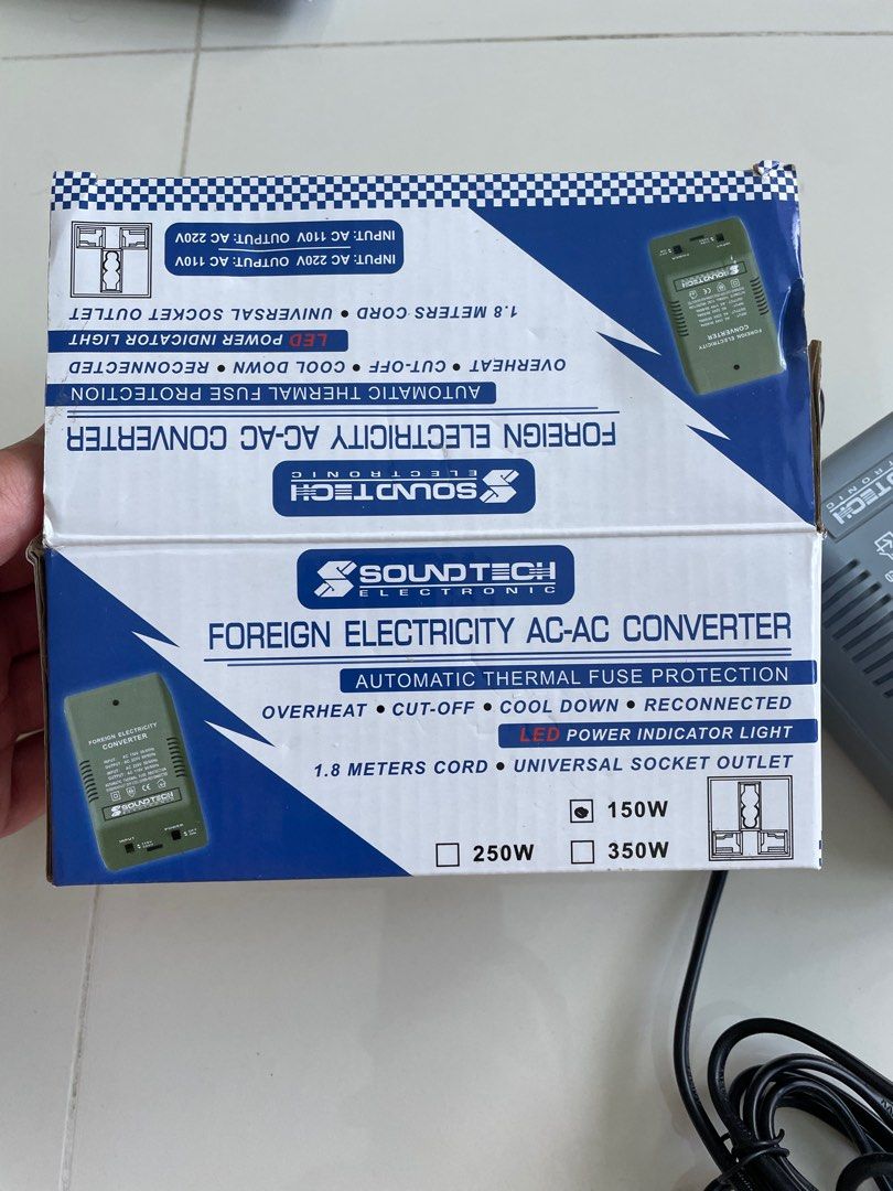 Electricity converter, TV & Home Appliances, Electrical, Adaptors