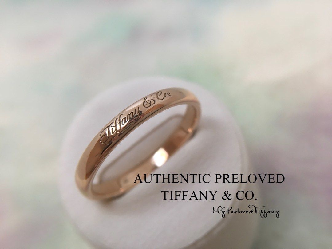Tiffany and co shop notes ring