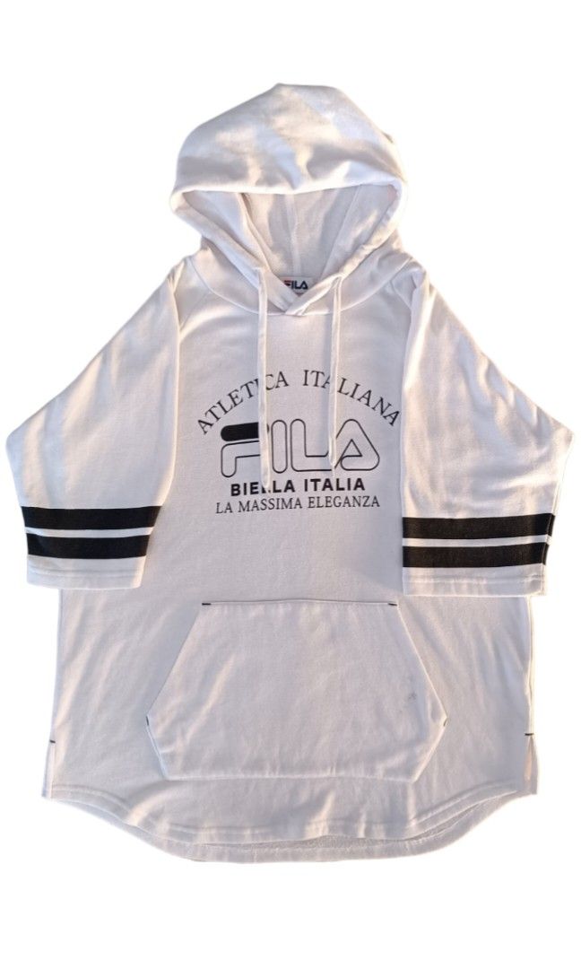 Fila short deals sleeve hoodie