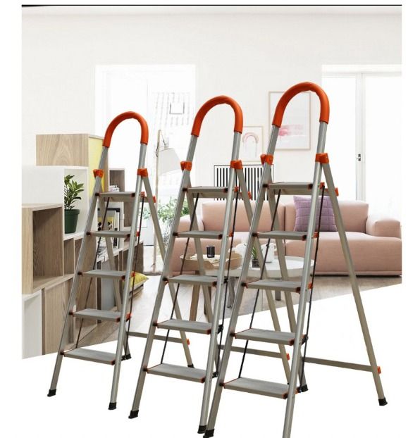 [FREE DELIVERY] Home Aluminium Ladder - 4/5/6 Step Ladder Step ...
