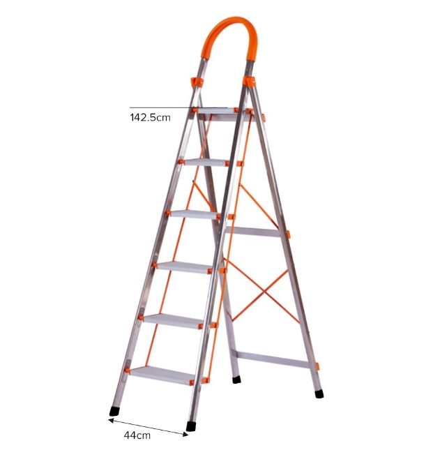 [FREE DELIVERY] Home Aluminium Ladder - 4/5/6 Step Ladder Step ...