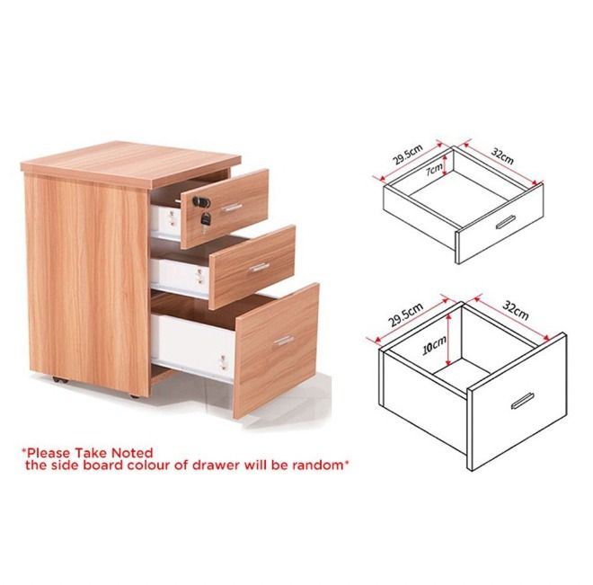 [FREE DELIVERY] MERCI Mobile Pedestal (PreAssembled) Office