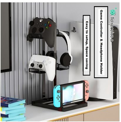 Game Controller Stand Headphone Holder Multi Adjustable Game Controller ...