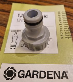 Gardena Tap Connector for ½" (21mm) Garden Taps
