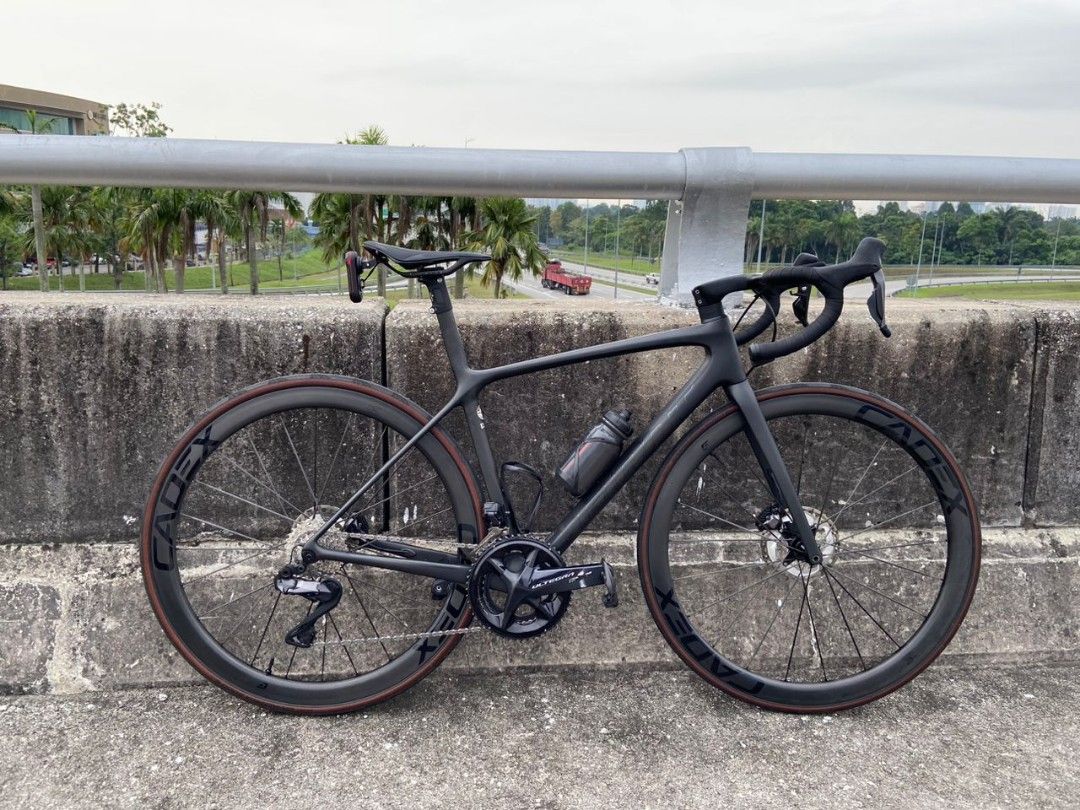 Giant TCR SL Advanded SL Disc 2022 Raw Carbon Frameset with SLR Integrated Handlebar Ceramic Speed Bottom Bracket
