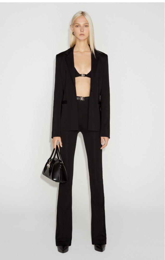 Givenchy Women s Oversized Black Wool Blazer EU44